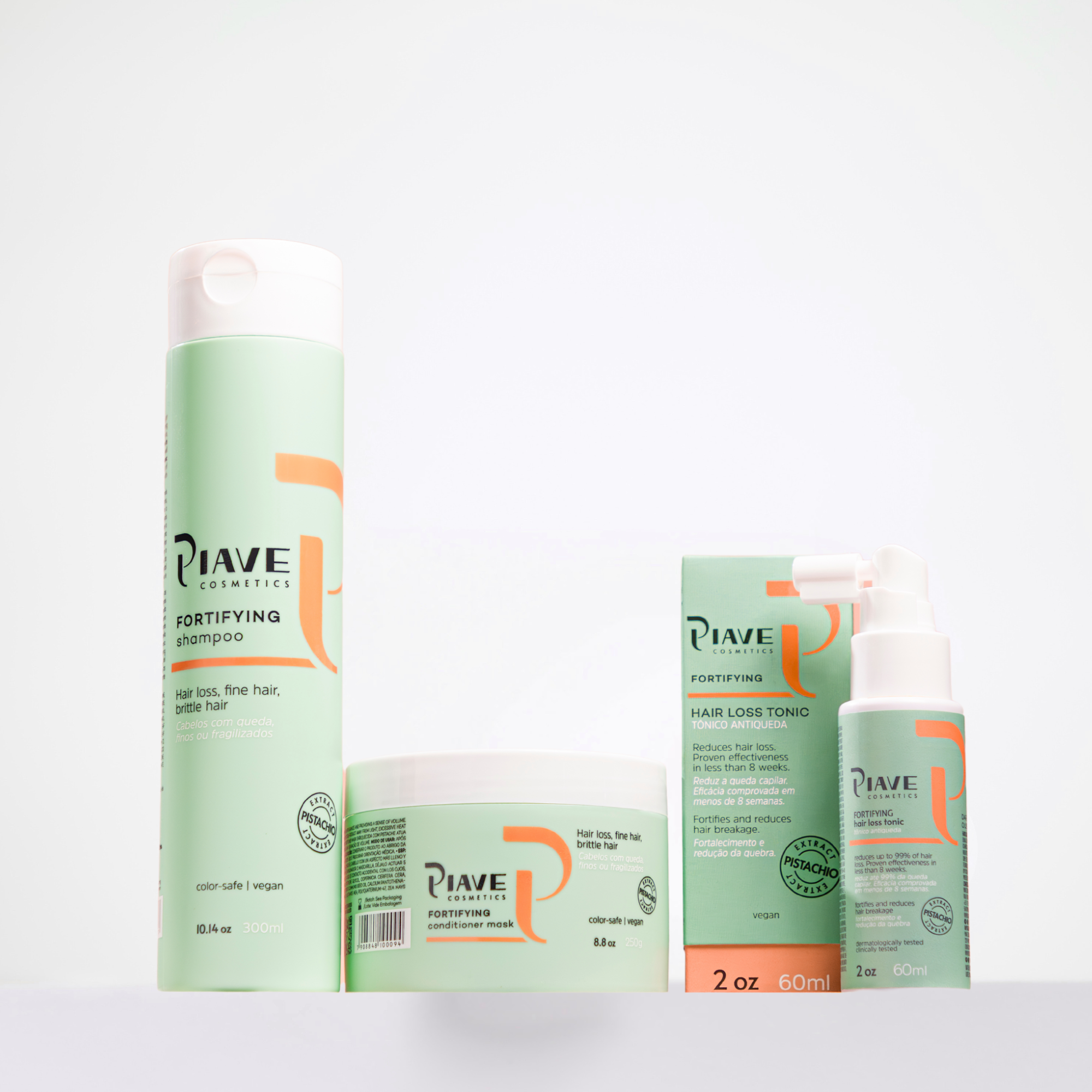 Fortifying Treatment Kit for hair loss, fine hair, brittle hair
